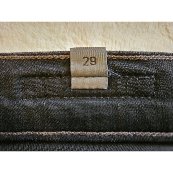 Citizens of Humanity Rocket High rise Skinny black Jeans Size 29 Distressed USA - Picture 5 of 14